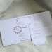 White Invitation Card With Hard Cover Thank You Card Latest Card Customized